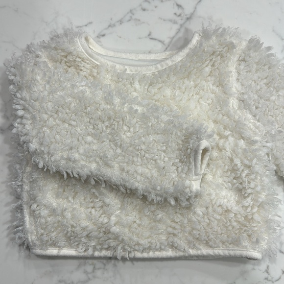 Pippa & julie all white size 4 sweater - Picture 3 of 5